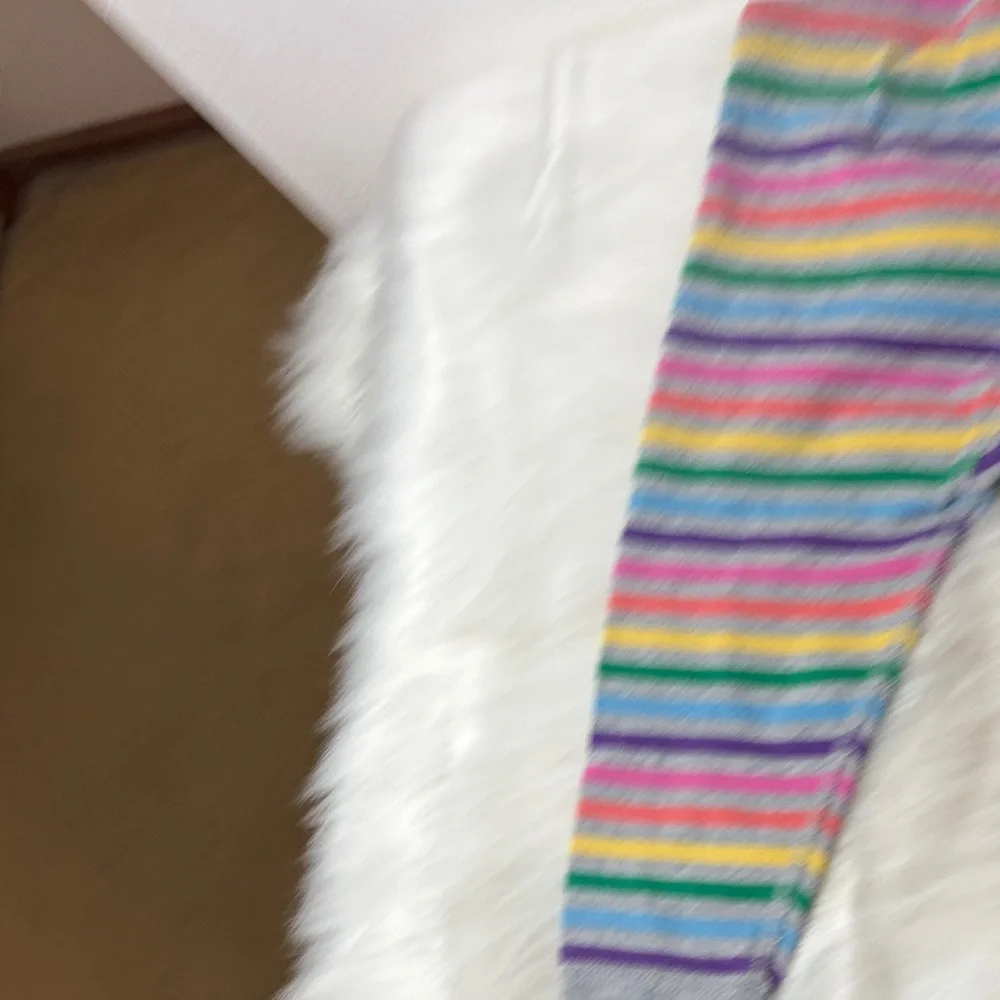 Hanna Andersson Rainbow Stripe Organic Cotton Pajama 2 Piece Set